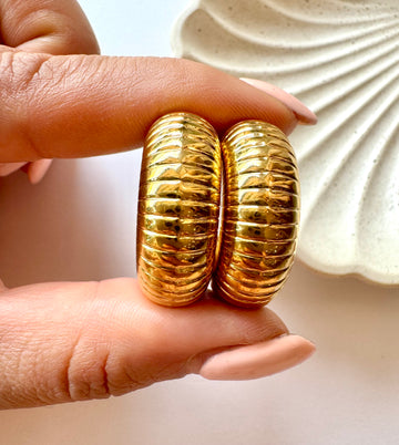 Aretes Chunky Textura